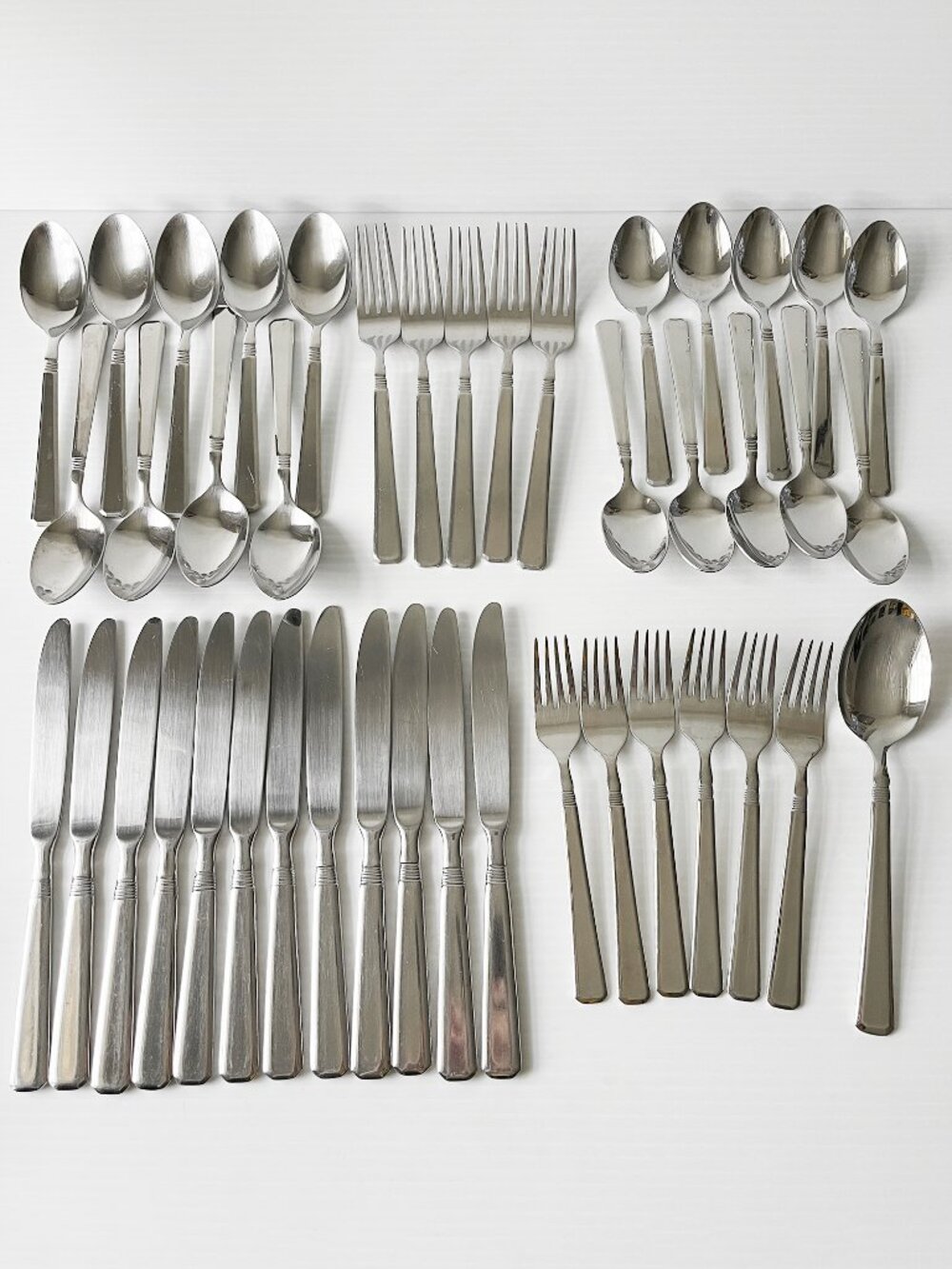 Lot of 43 J.A. Henckels International METRONA 18/10 Stainless Flatware